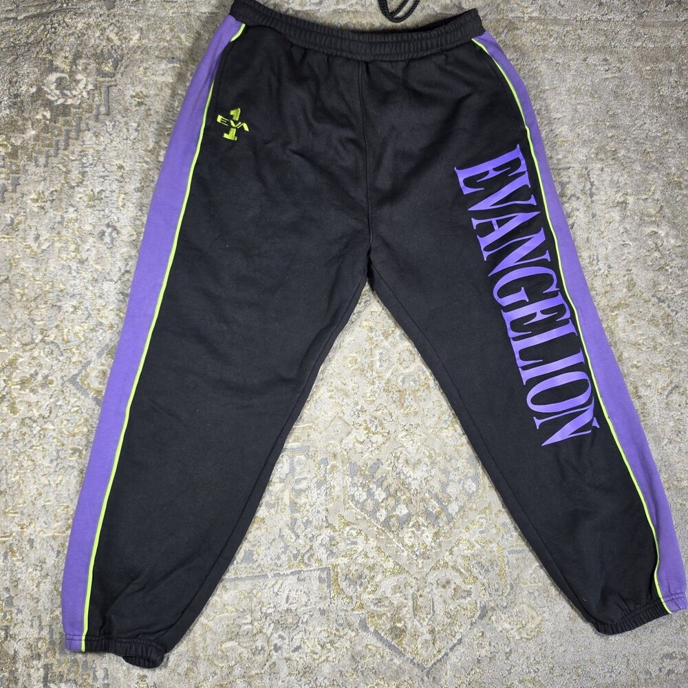Dumbgood Neon Genesis Evangelion Lined Sweatpants Mens Size L